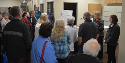 CHELCO members enjoy a tour through the new Tech Center