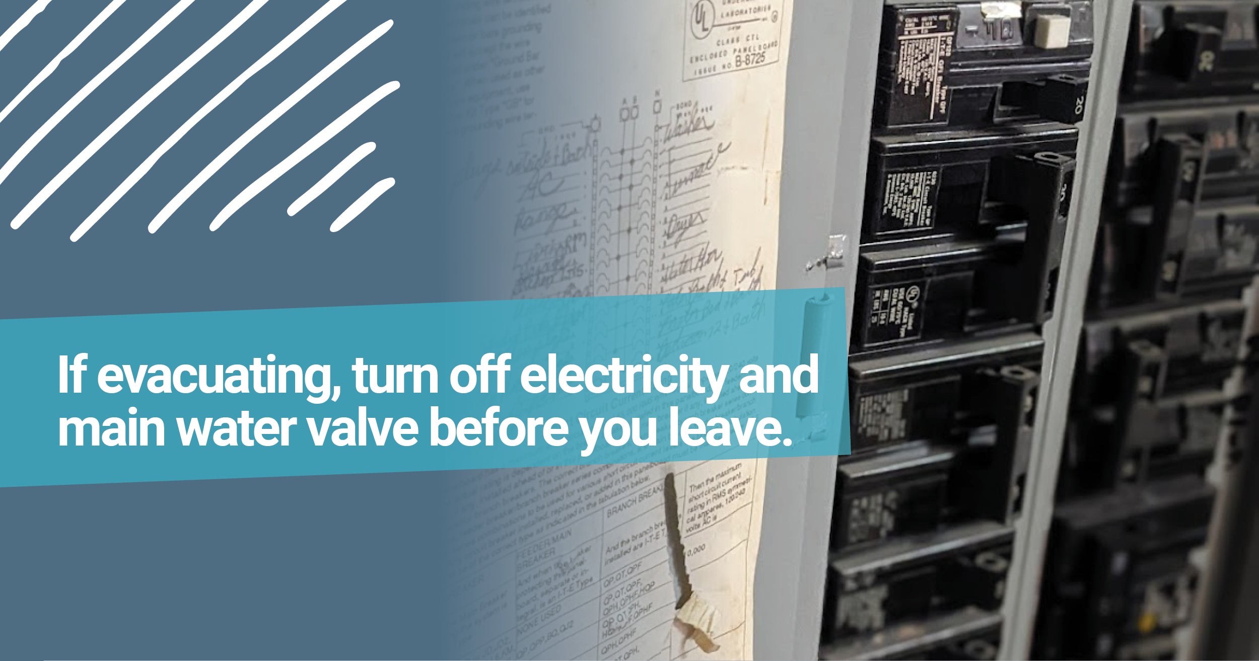 Shut Off Power and Water