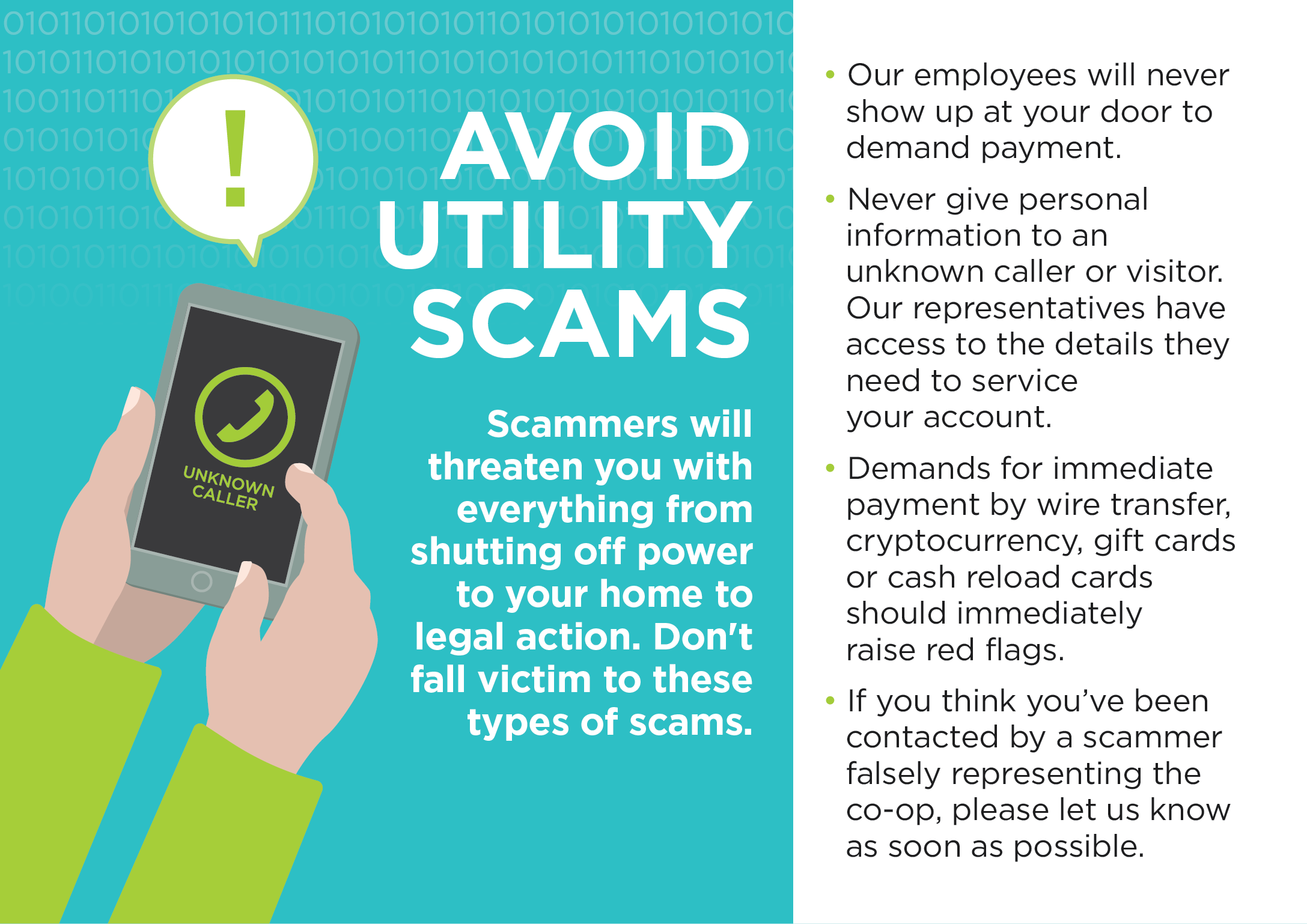 avoid utility scams