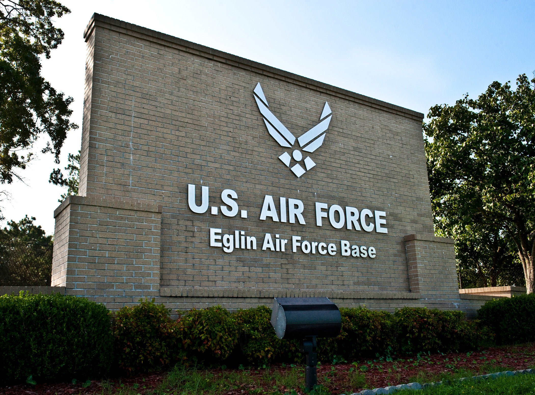 Eglin Gate Sign