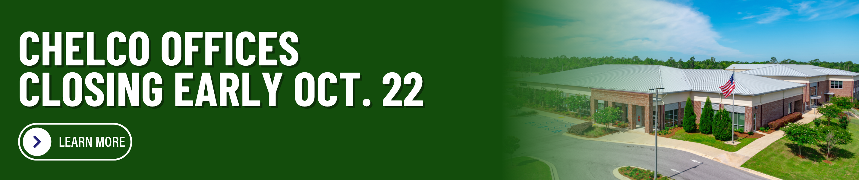 Offices Closing Early 10.22.26