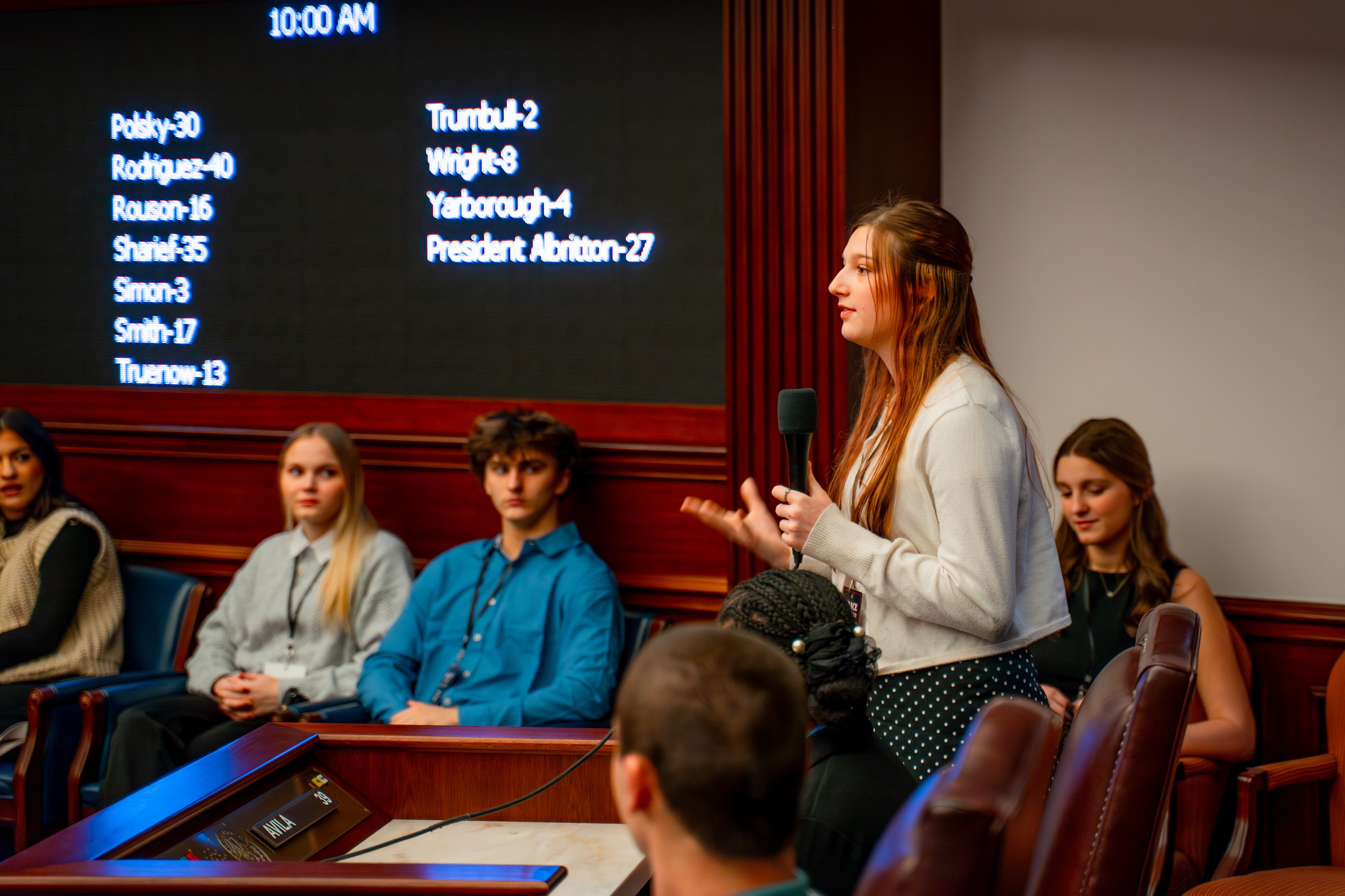 Local juniors visit Tallahassee, meet with State Legislators